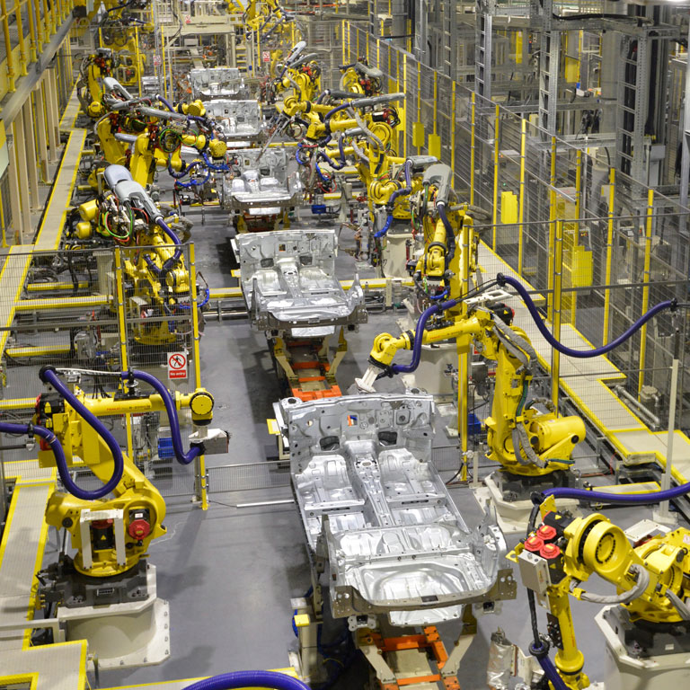 Nissan Car Plant Automation Advanced Manufacturing, Automotive Sector North East England