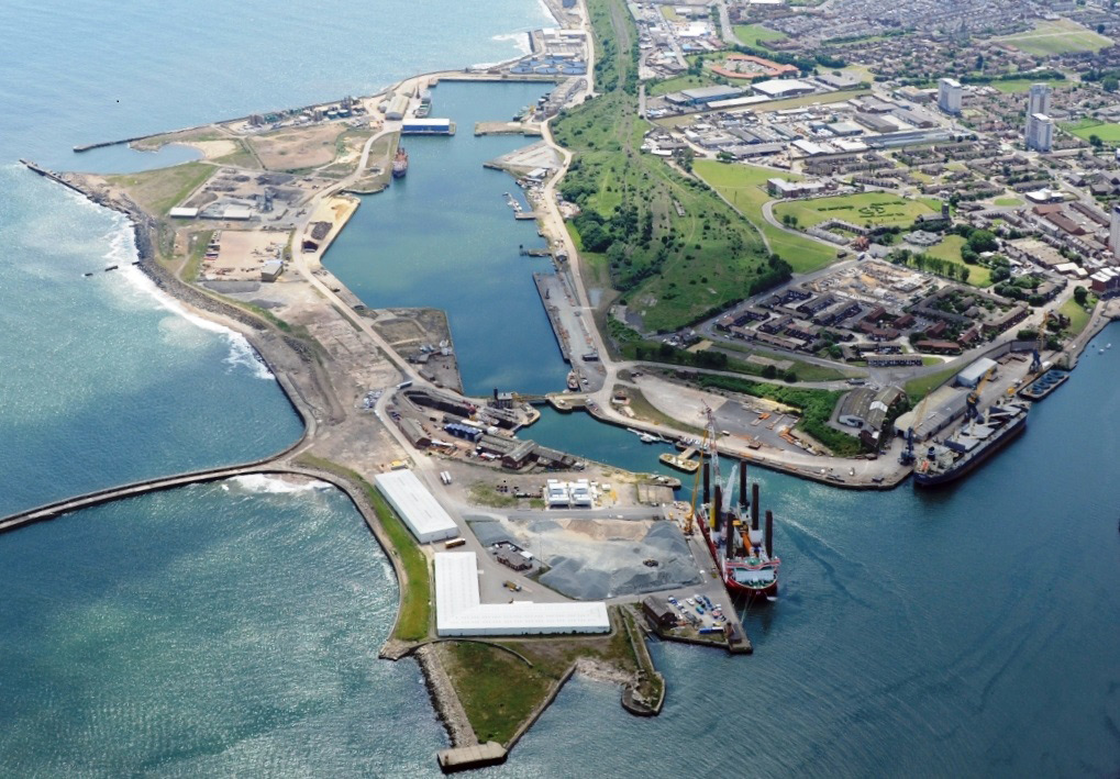 Port of Sunderland Ariel View - Energy Gateway North East England