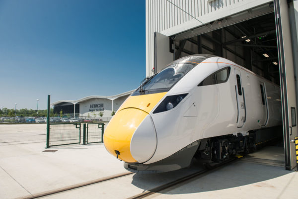 Hitachi unveils first UK built Intercity Express Train