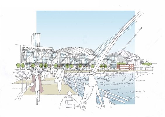 Gateshead quays 2017 - redevelopment