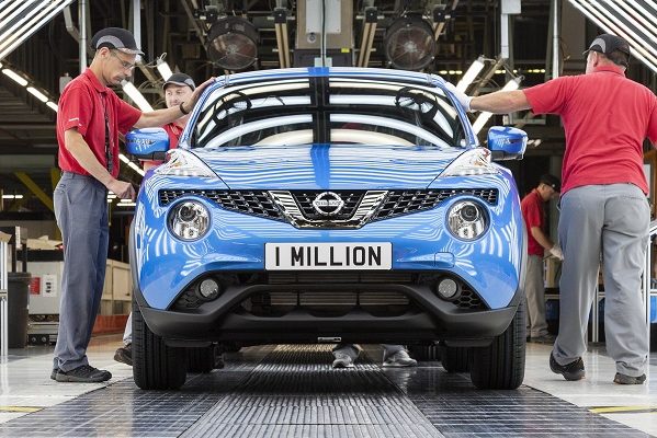 One millionth Juke built at Nissan Sunderland Plant