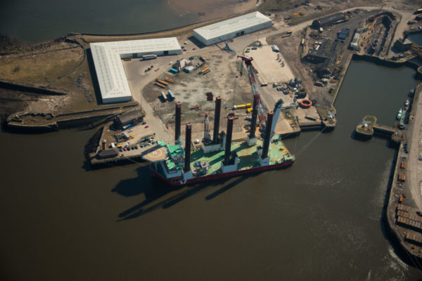 Jack Up Vessel - Corporation Quay, Port of Sunderland, Energy Gateway North East England