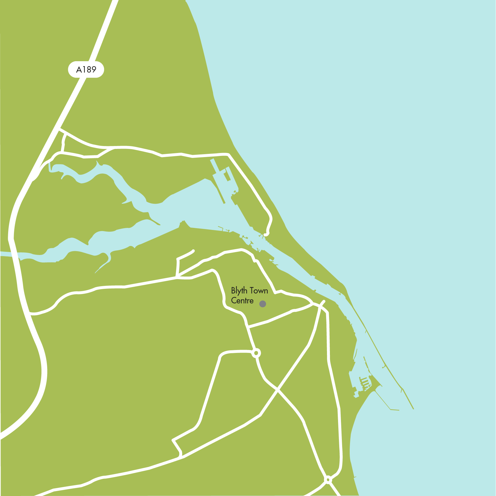 River Blyth Map, Energy Gateway North East England