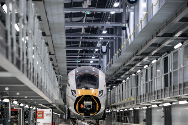 Hitachi investment in train factory tops £100million with new building completion in Newton Aycliffe