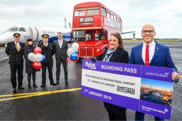 New route from Newcastle International Airport - London City launched