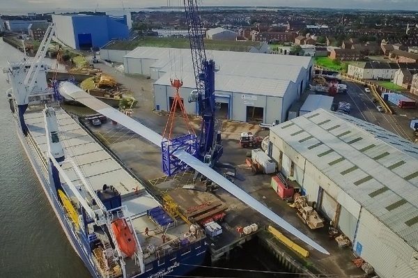 The world’s longest offshore wind turbine blade has arrived in Blyth