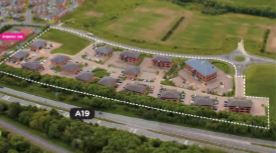 Northumberland Business Park, Aerial View