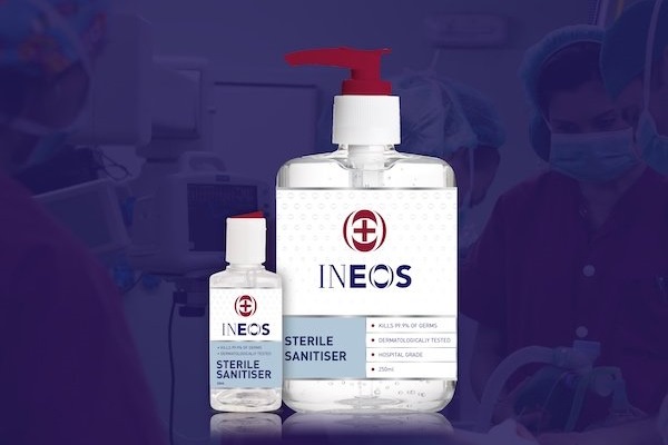 INEOS to build hand sanitiser plant in Newton Aycliffe, County Durham in 10 days to make 1 million bottles per month