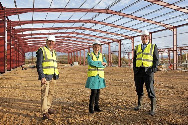 Work gathers pace on landmark industrial development, Station Place in Newton Aycliffe