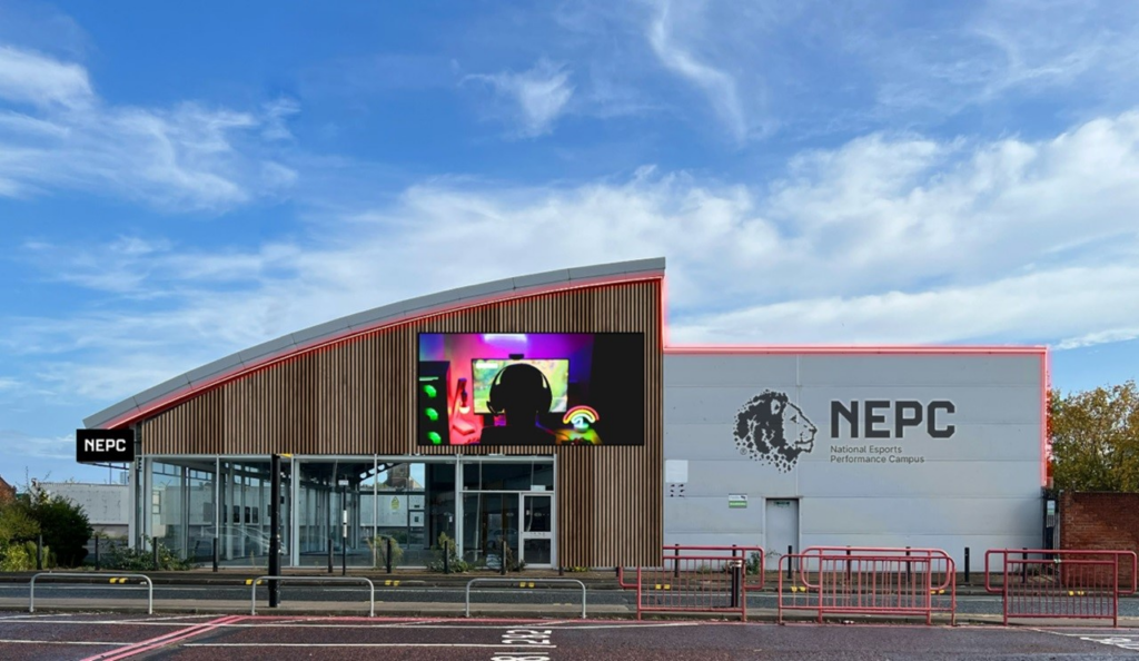 The latest CGI of the British Esports Federation's Performance and Education Campus in Sunderland.